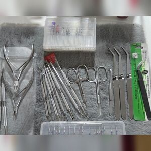 Silver Manicure and Pedicure Tool Set